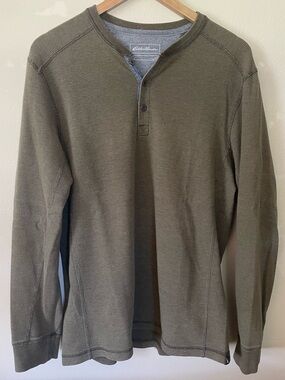 Eddie Bauer Waffle Henley
